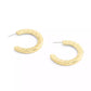 Signature C Minimal Hoop Earrings