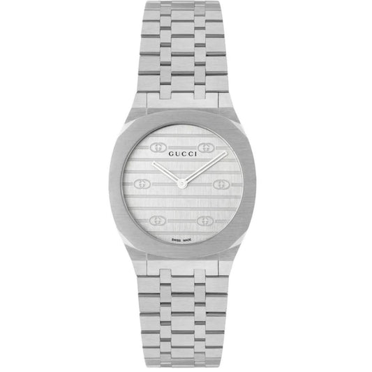 Gucci Women's 25H Silver Dial Watch