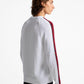 Logo Tape Cotton Blend Sweater