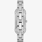Mini Empire Pavé Silver-Tone Bangle Watch