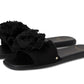 Flourish Canvas Flat Sandal