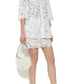 Michael Michael Kors Studded Corded Floral Lace Shirt