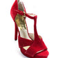 Michael Michael Kors Women's Open Toe Strappy Stiletto Sandals Red