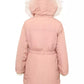 Michael Kors Big Girls Hooded Parka with Faux-Fur Trim