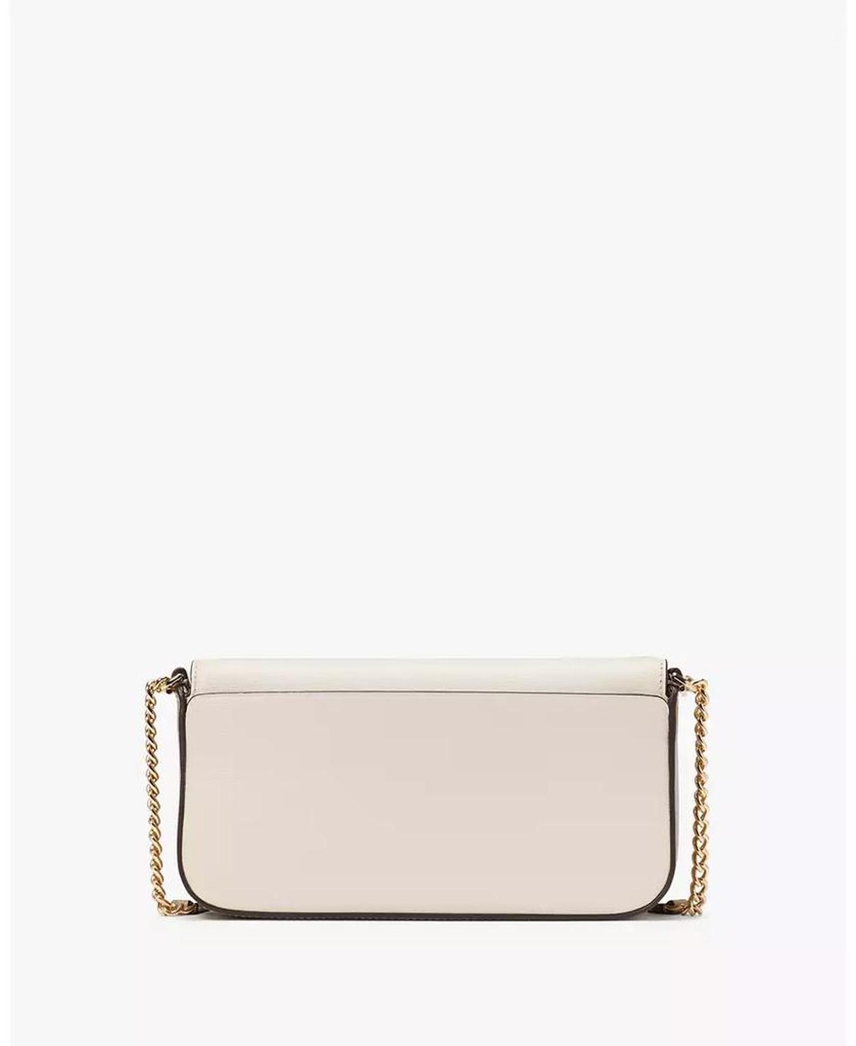 Devin Saffiano Leather Flap Chain Wallet