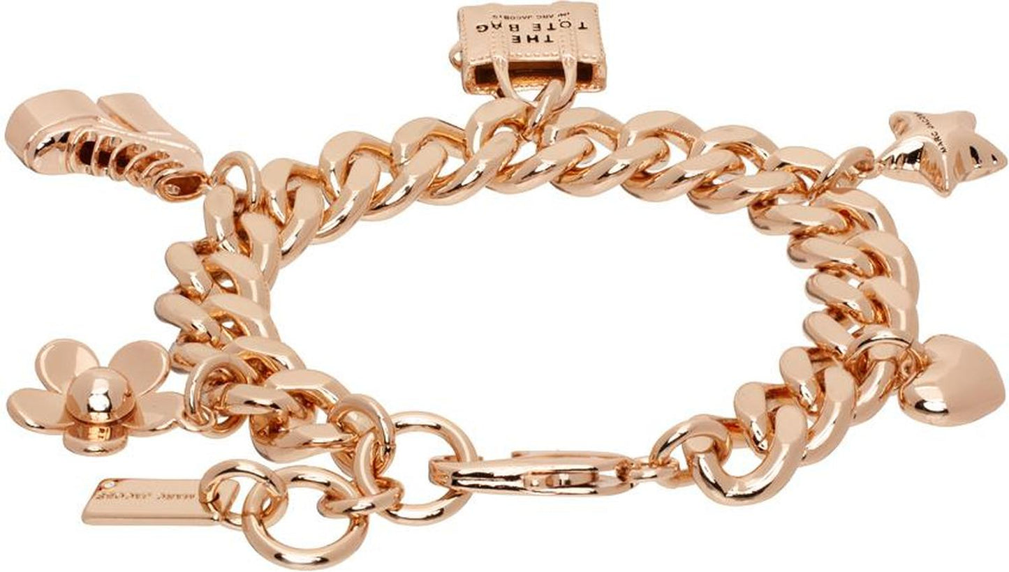 Rose Gold 'The Mini Icon Charm' Bracelet