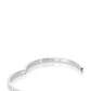 Set in Stone Hinged Silver Bangle