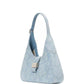 Nouveau Floral Denim Shoulder Bag