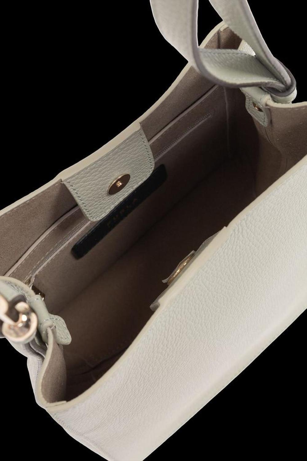 Furla Nuvola Logo Printed Mini Bucket Bag