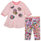 Pink Sequin Patch Outfit