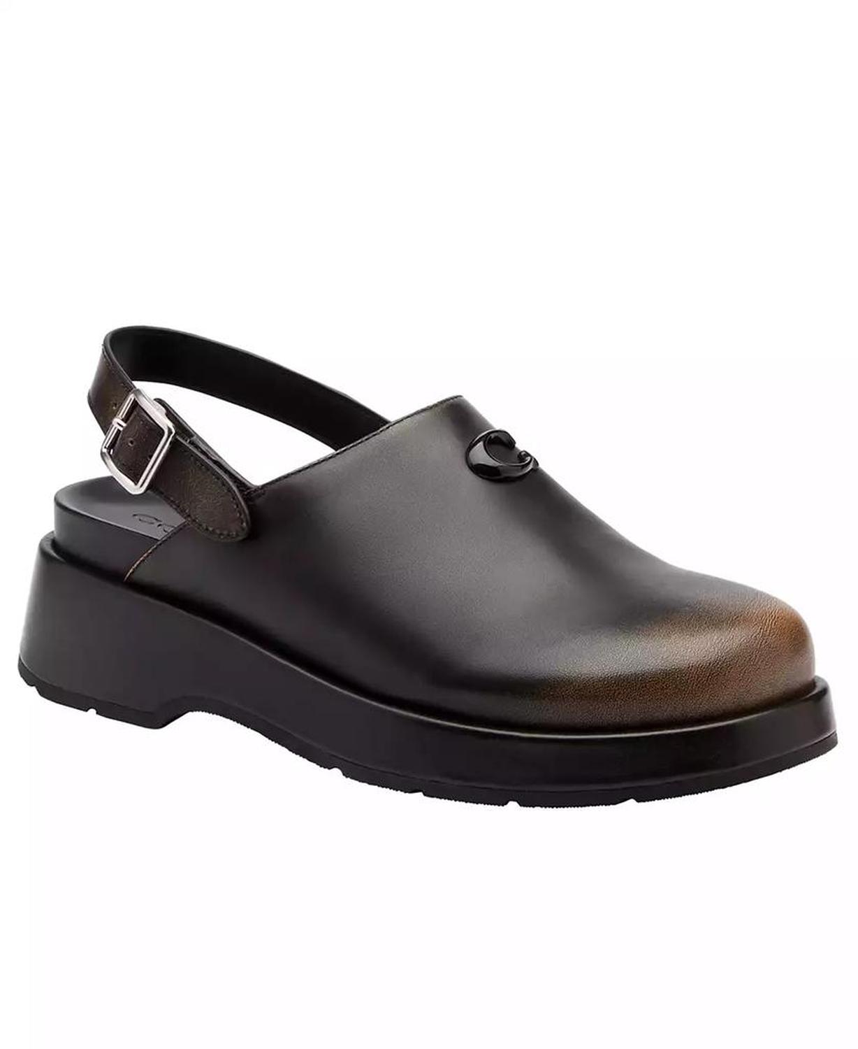 Women's Sculpted C Loved Leather Platform Clogs