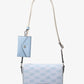 Vincent Small Logo Jacquard Crossbody Bag with Card Case