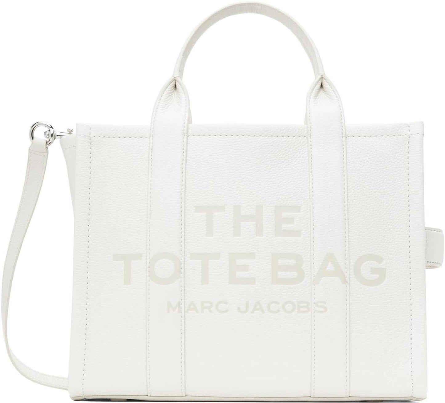 White 'The Leather Medium' Tote