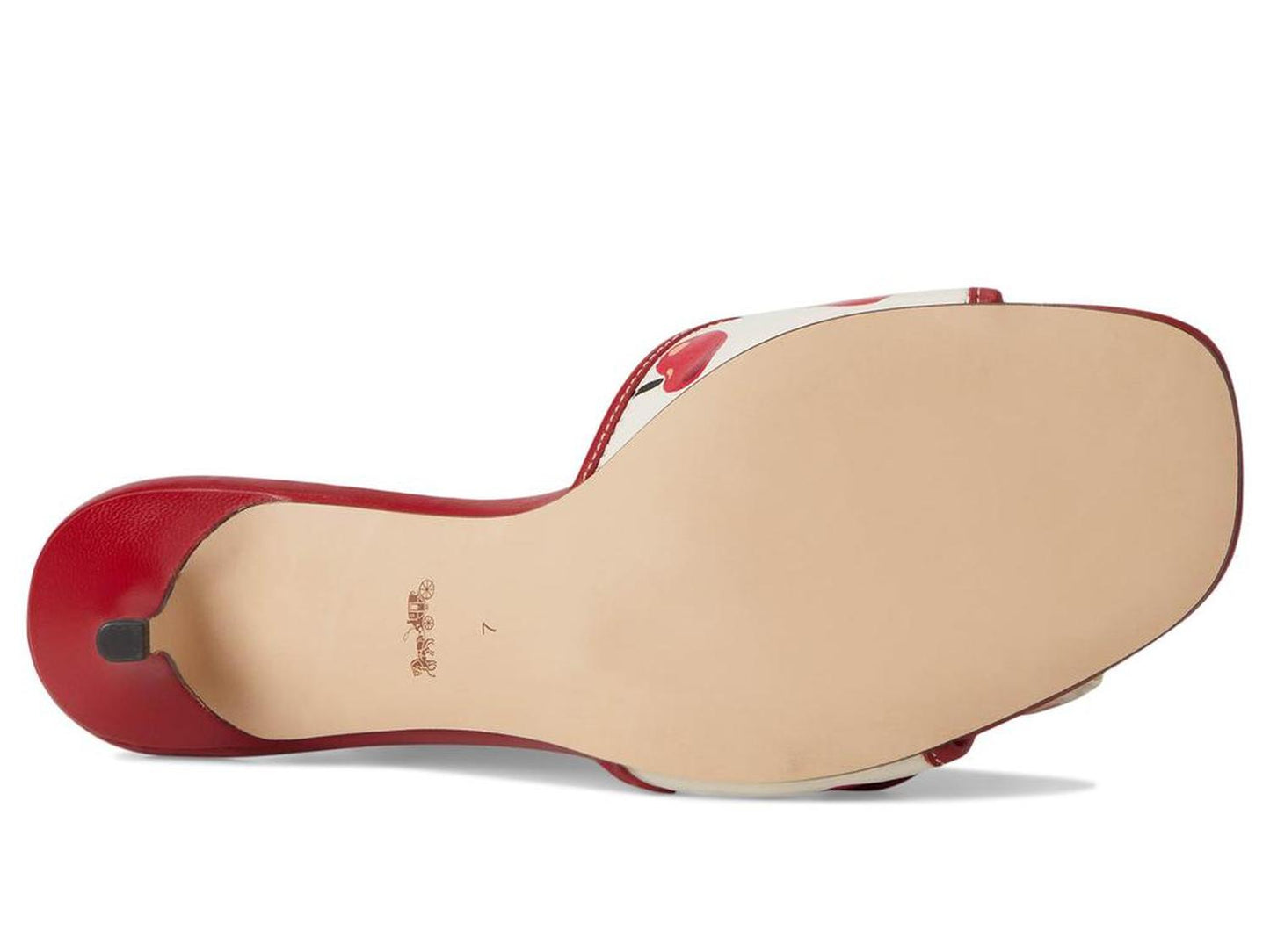 Margot Sandals With Cherry Print