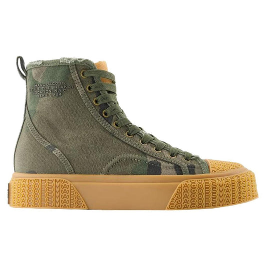 The High Top Sneakers -  - Cotton - Printed