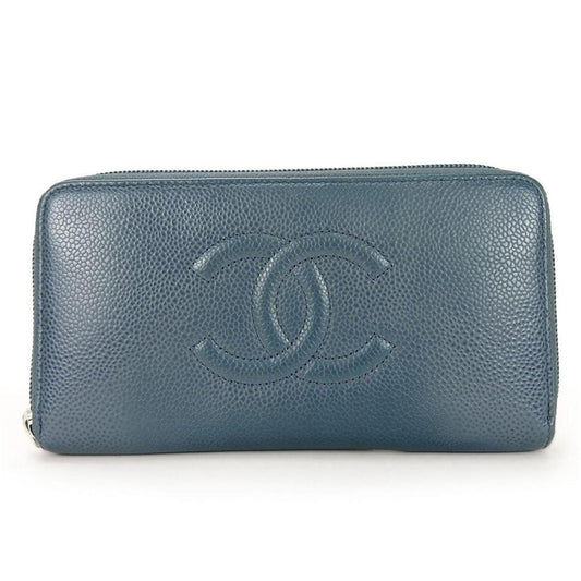 Chanel Portefeuille Zippé  Leather Wallet  (Pre-Owned)