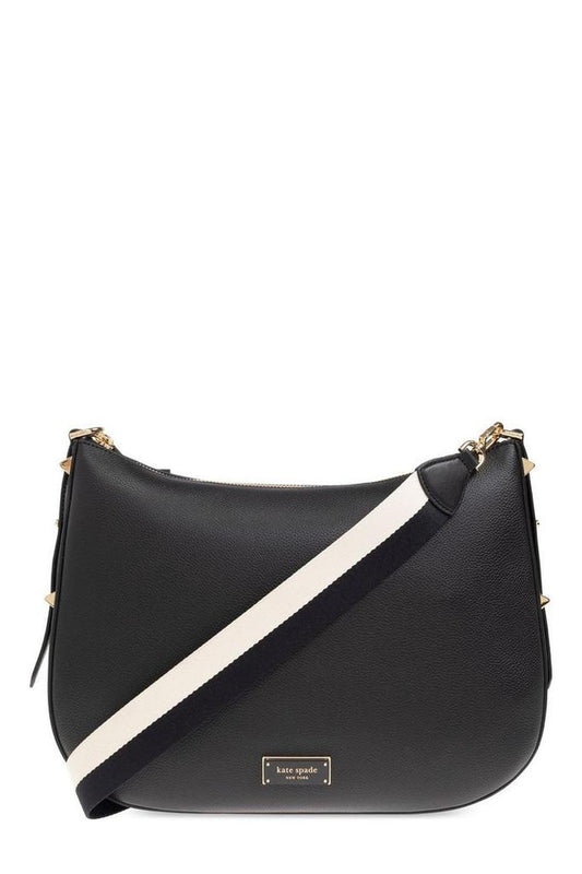 Kate Spade Logo-Plaque Top Zipped Shoulder Bag