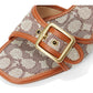 Margot Sandals In Signature Textile Jacquard