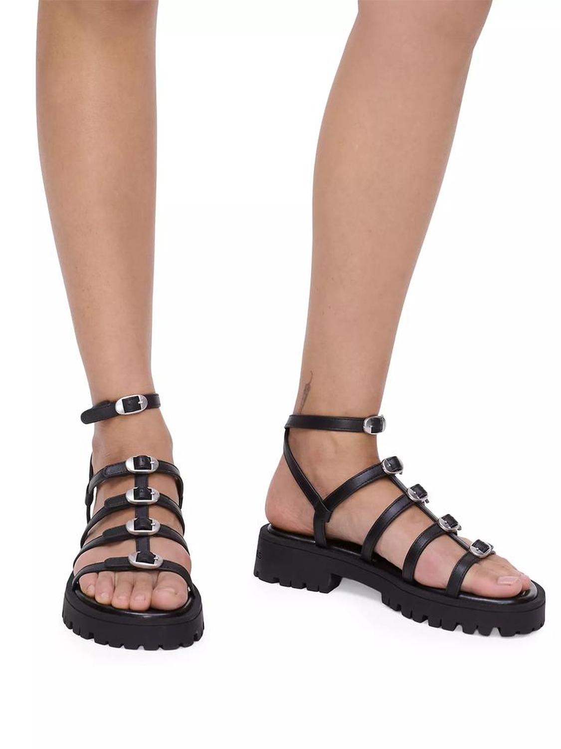 Kiki Leather Gladiator Sandals