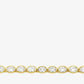 Precious Metal-Plated Cubic Zirconia Tennis Necklace