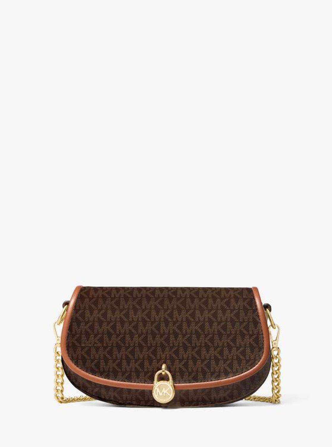Mila Small Signature Logo Crossbody Bag