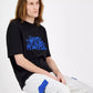 Men's Nafralo Short Sleeve Crewneck Logo Graphic T-Shirt