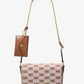 Vincent Small Logo Jacquard Crossbody Bag with Card Case