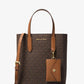Vincent Small Signature Logo Convertible Tote Bag with Card Case