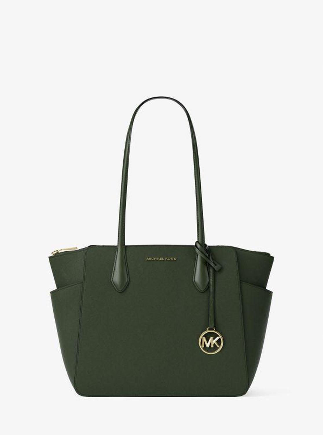 Marilyn Medium Saffiano Leather Tote Bag