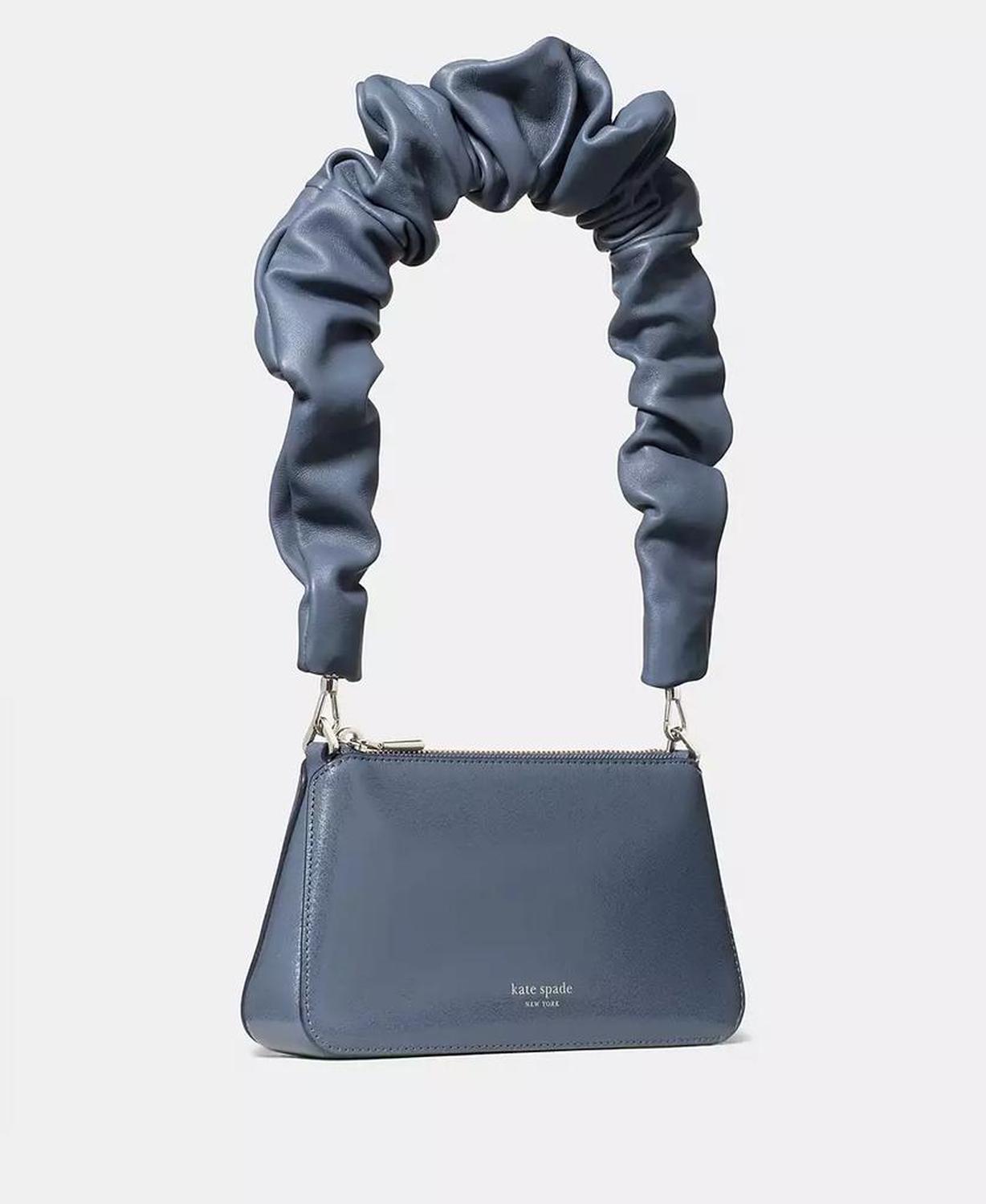 Grace Glazed Leather Pochette Shoulder Bag