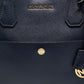 Michael Kors Navy Leather Front Pocket Tote