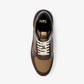 Trevor Leather and Corded Twill Trainer
