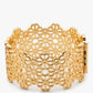 Spade Flower Lace Statement Bangle
