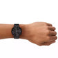 Men's Blake Multifunction Black IP Mesh Watch, 42mm