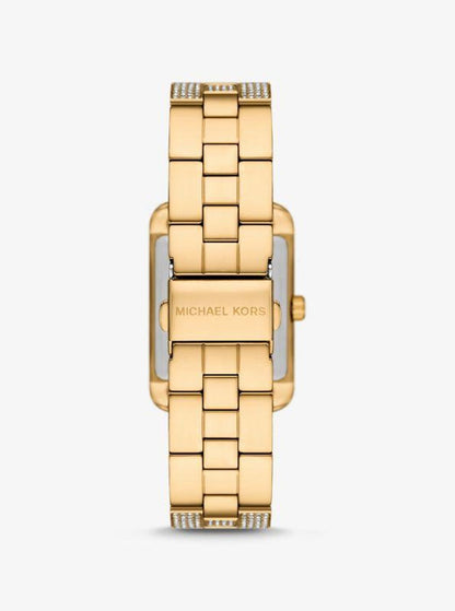 Monroe Pavé Gold-Tone Watch