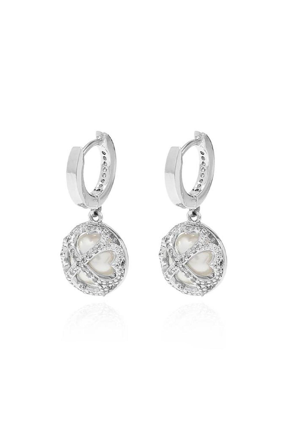Kate Spade Something Sparkly Spade Huggies Earrings