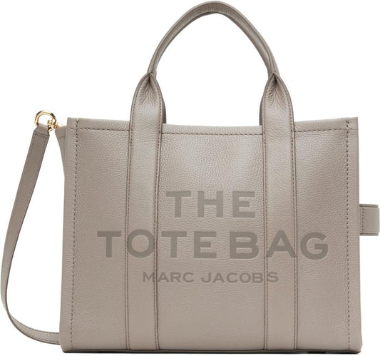 Taupe 'The Leather Medium' Tote