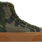 Khaki 'The Camo Jacquard' High Top Sneakers