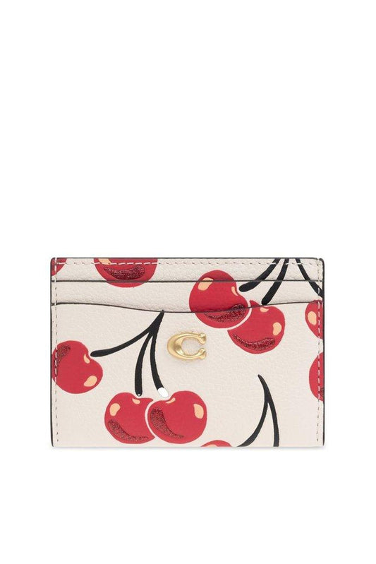 Coach Essential Cherry Printed Card Case