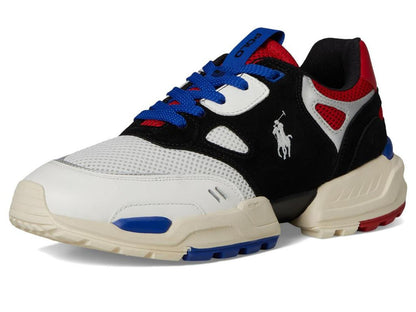 Suede Leather Mesh-Polo Jgr Pp-Sneakers-Low Top Lace