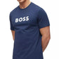 Men's Cotton Contrast Logo Relaxed-Fit T-shirt