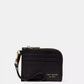 Devin Pebbled Leather Coin Card Case Wristlet