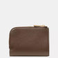 Deco Pebbled Leather Compact Wallet