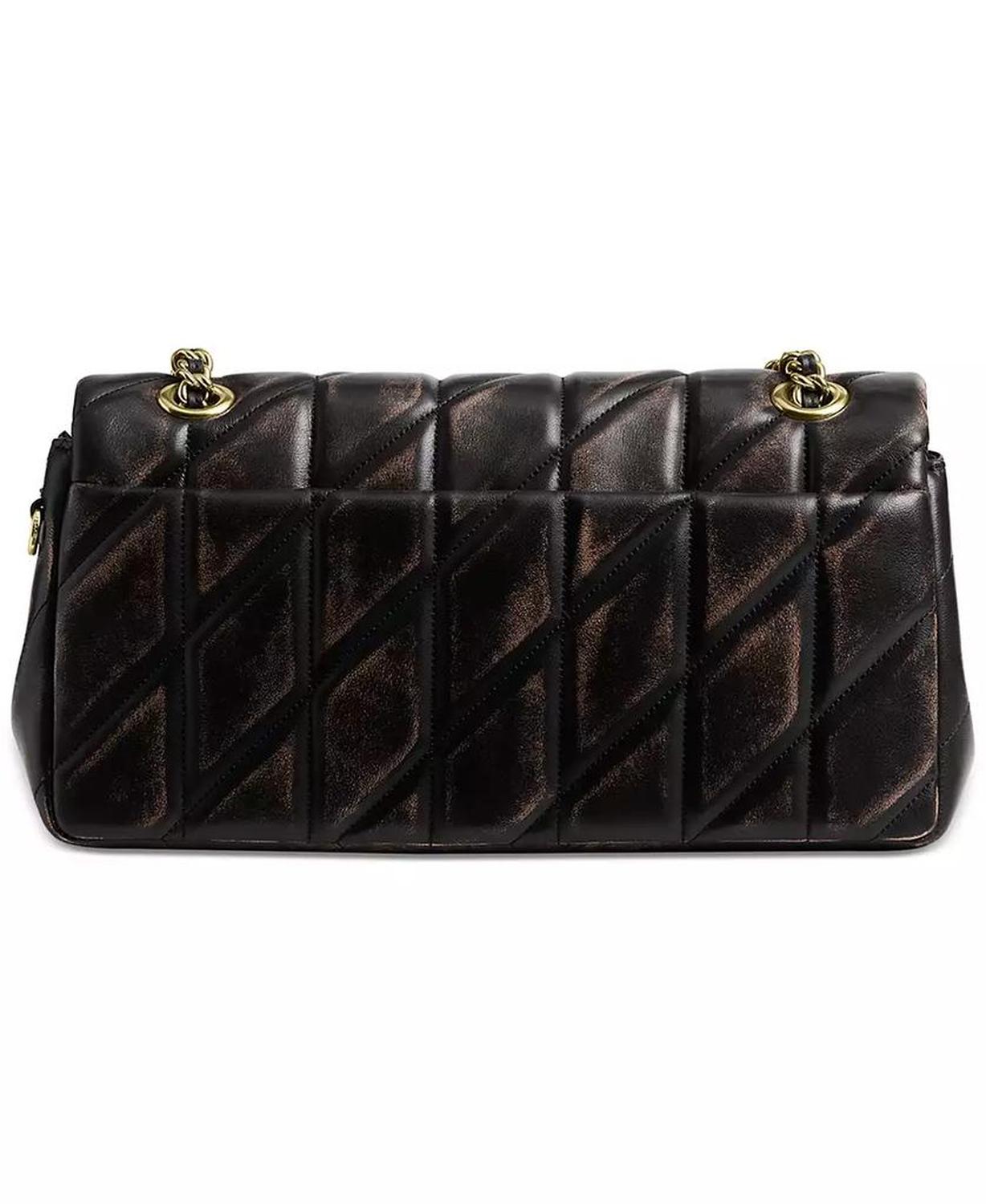 Quilted Tabby Medium Loved Leather Shoulder Bag 26