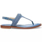 Mandy Logo Slingback Thong Sandals