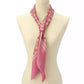 Textured Signature Print Silk Square Scarf