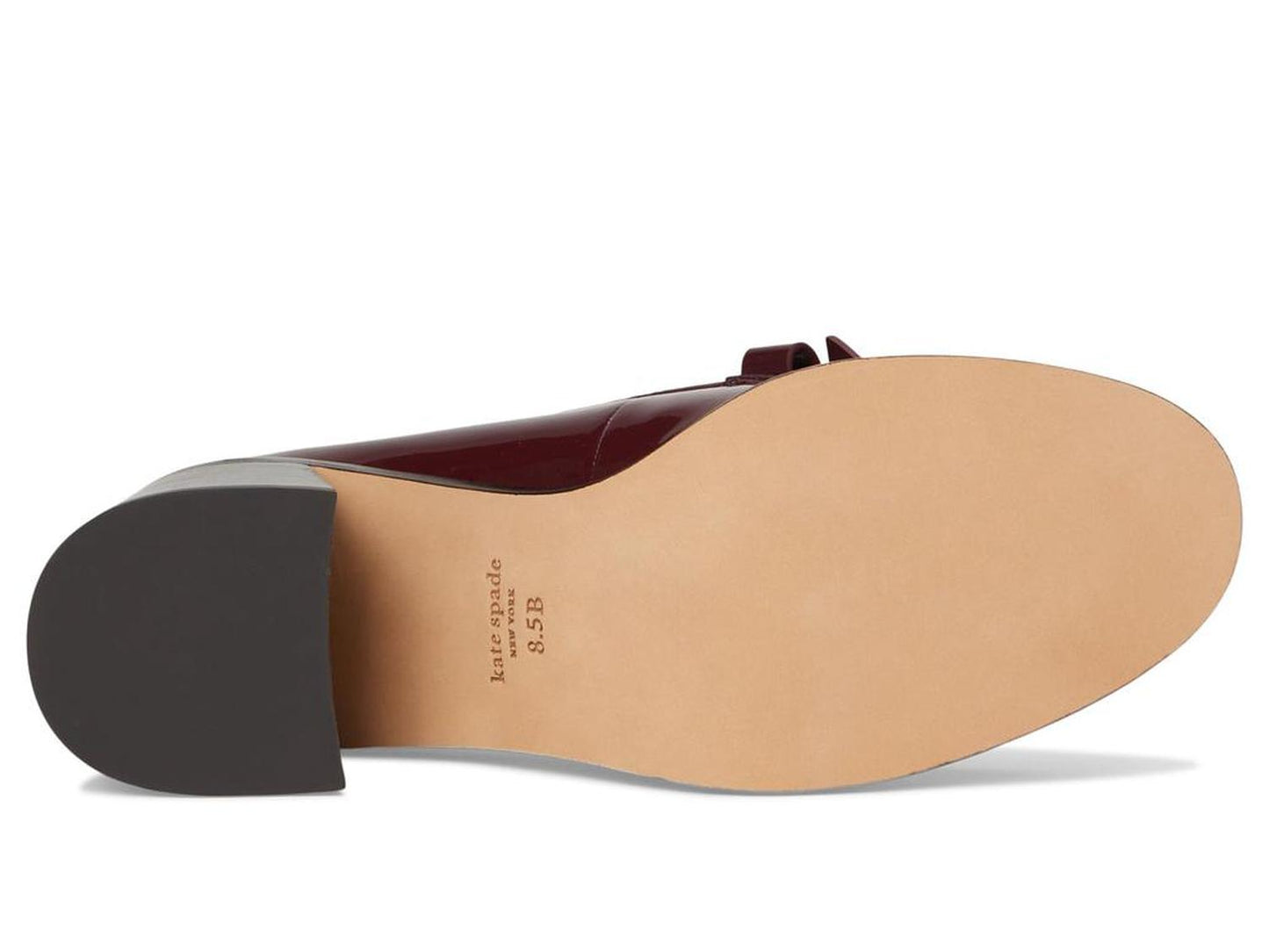 Deco Bow Patent Leather Heeled Loafers