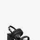 Audrina Woven Block Heel Sandal