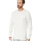 Embossed Thermal Long Sleeve Crew Shirt
