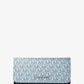 Jet Set Travel Signature Logo Tri-Fold Wallet